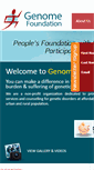 Mobile Screenshot of genomefoundation.in
