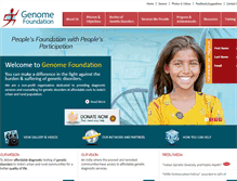 Tablet Screenshot of genomefoundation.in